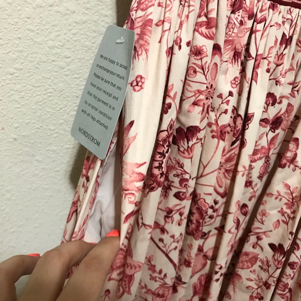 Gal Meets Glam Esme Floral Fit & Flare Dress NWT - Picture 6 of 8